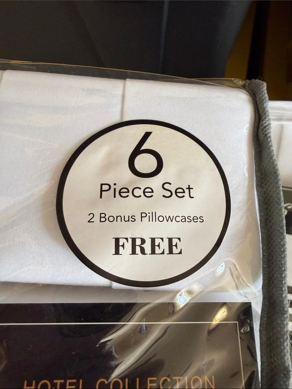 2500 Series Queen Sheet Set in White - 6 Piece